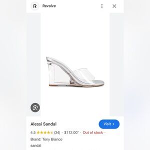 Tony Bianco Alessi Clear Mule Sandals